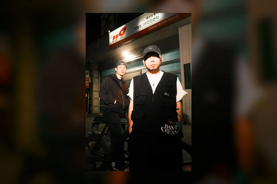 DJ Co.kr and h4rdy standing side by side